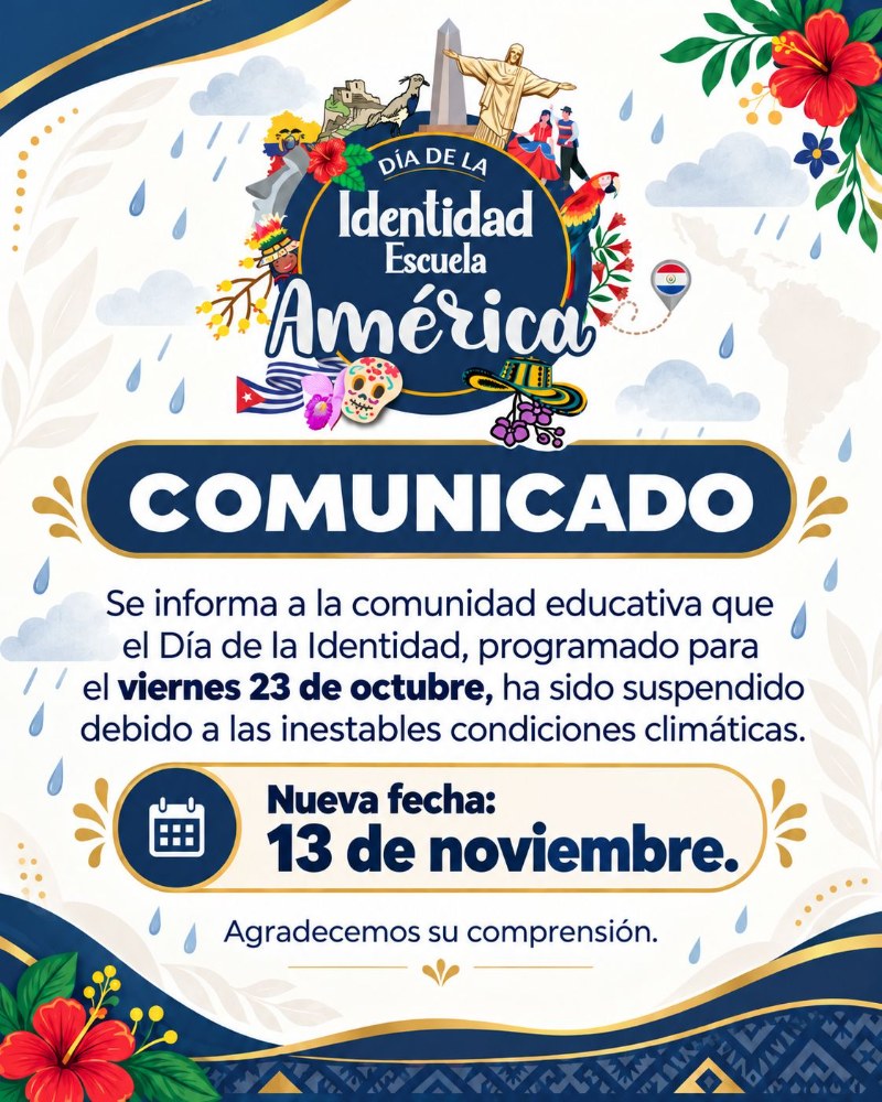 Reprogramación Día de la Identidad